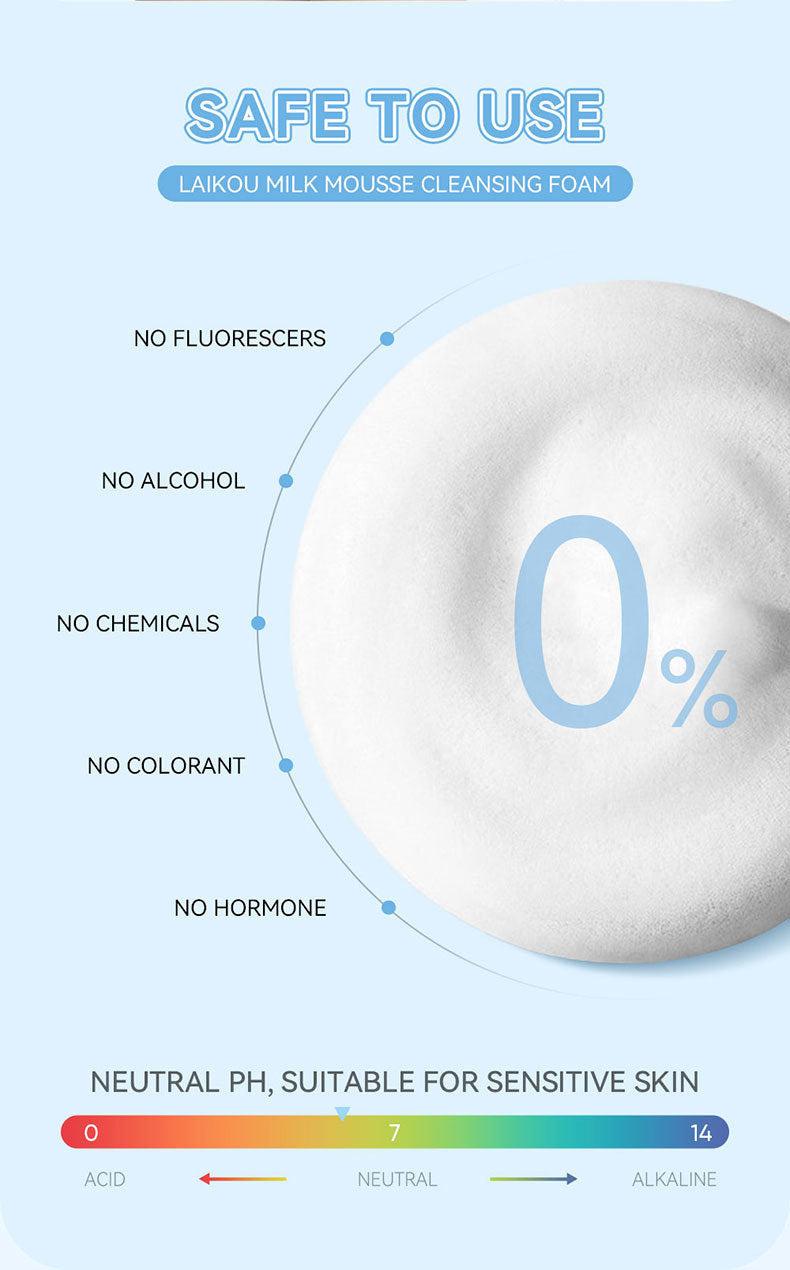 Infographic illustrating the properties of Sweet Deals 120ml Pore Cleaning Skin Care Product, highlighting it contains 0% fluoroxes, alcohol, chemicals, and colorant. It features hyaluronic acid.