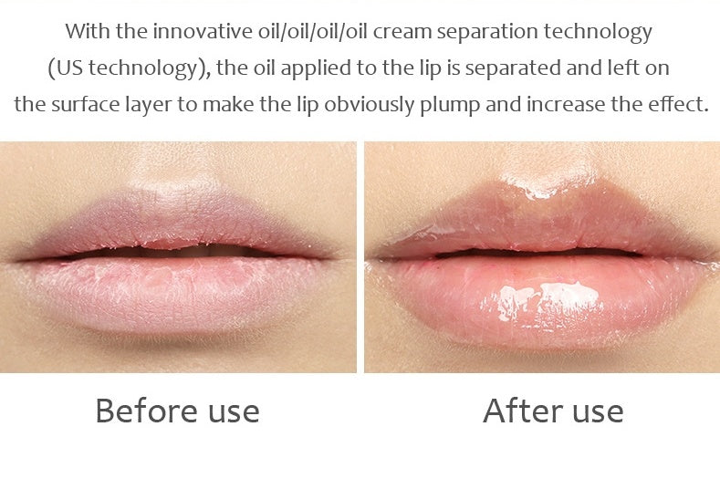 Comparison of lips before and after using Sweet Deals&